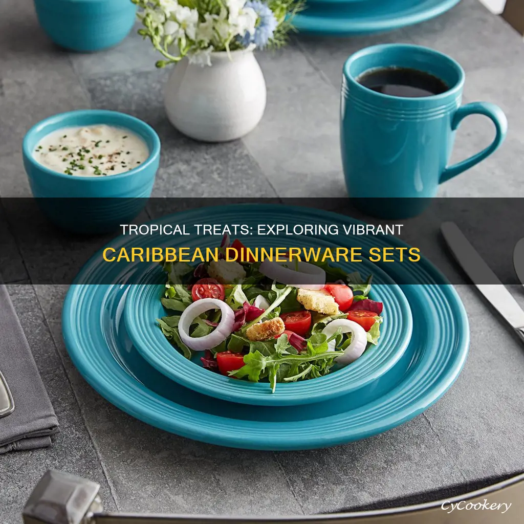 caribbean dinnerware sets