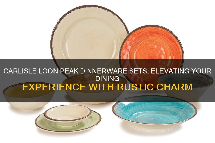 carlisle loon peak dinnerware sets