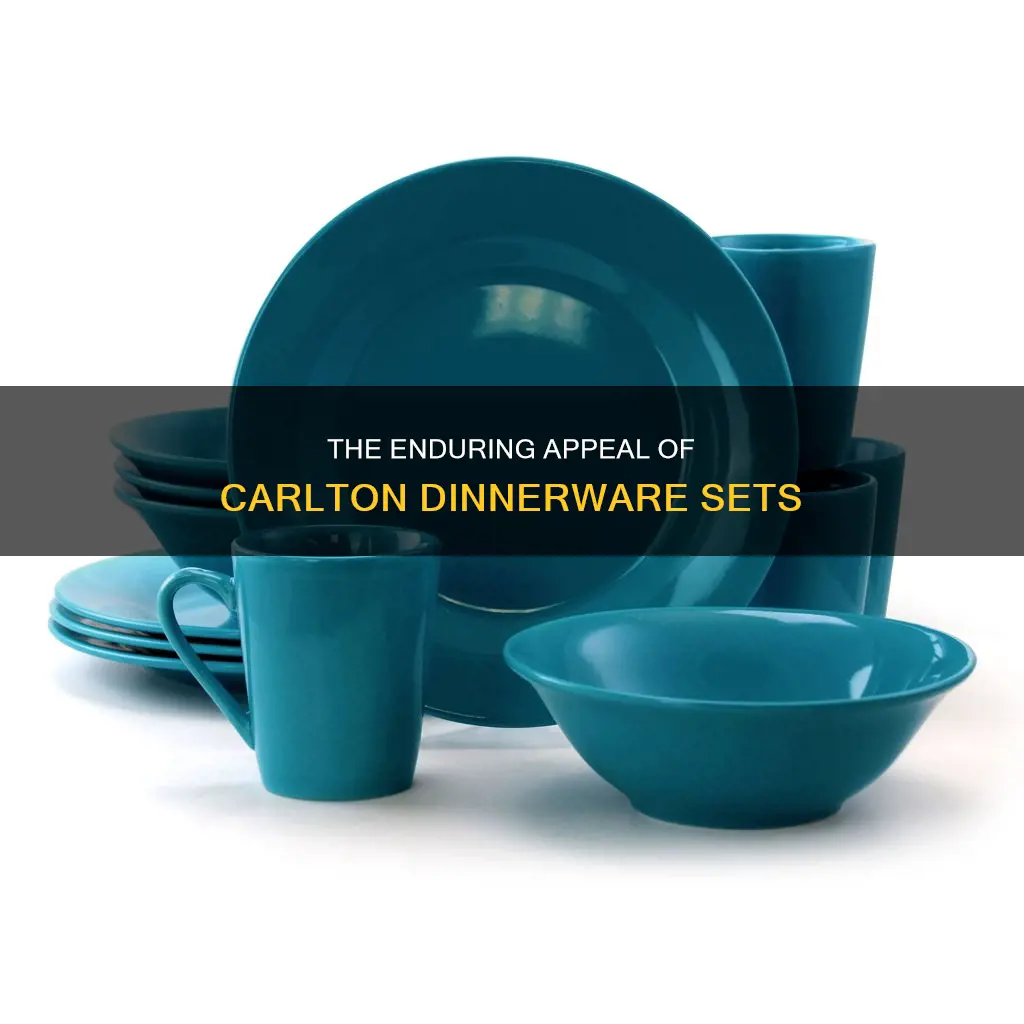 carlton dinnerware set