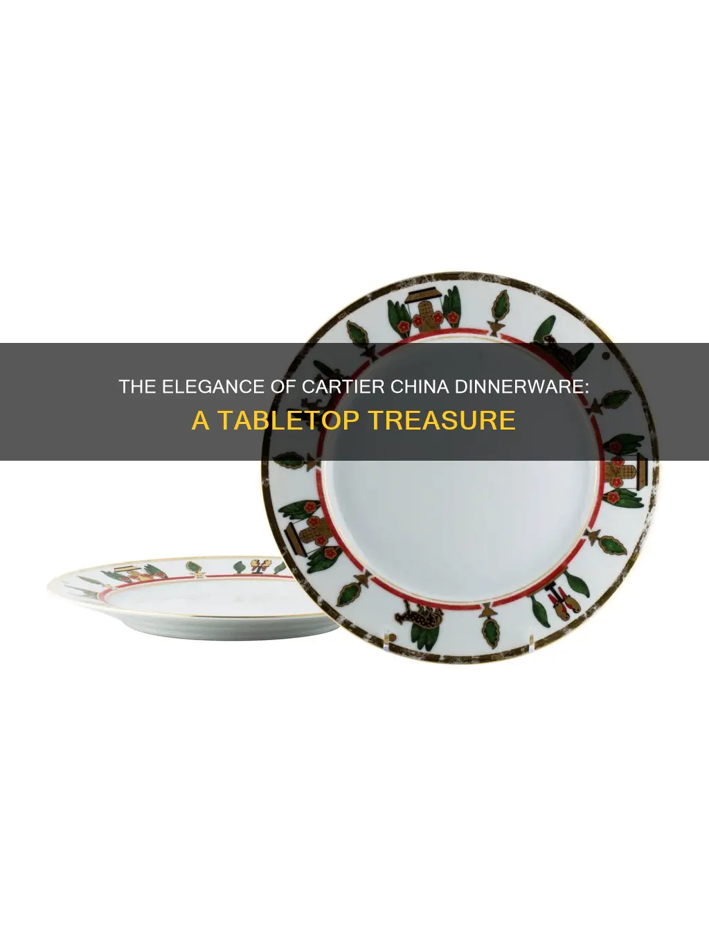 cartier china dinnerware set