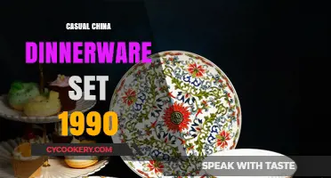 Timeless Elegance: Casual China Dinnerware Set from 1990