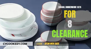 Elegant Dinnerware Sets for Eight: Clearance Steals and Deals