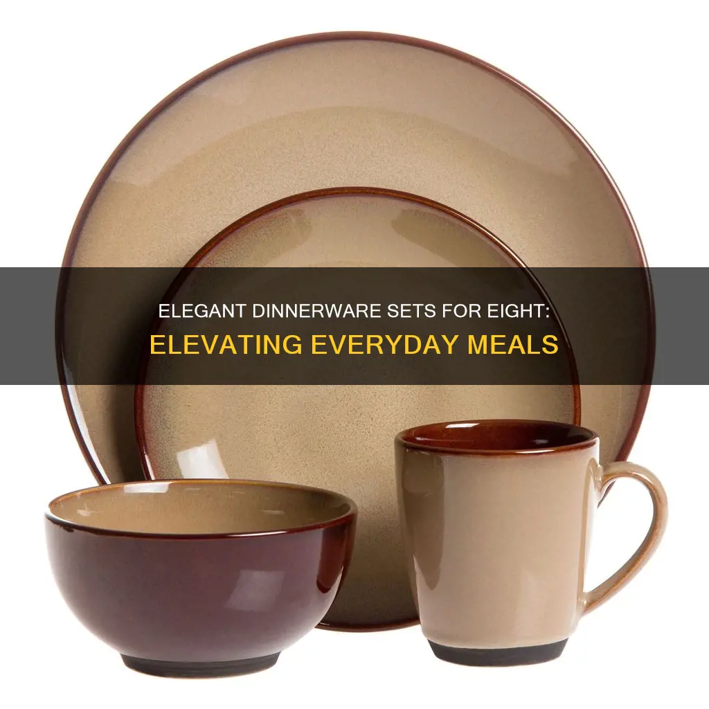 casual dinnerware sets service for 8