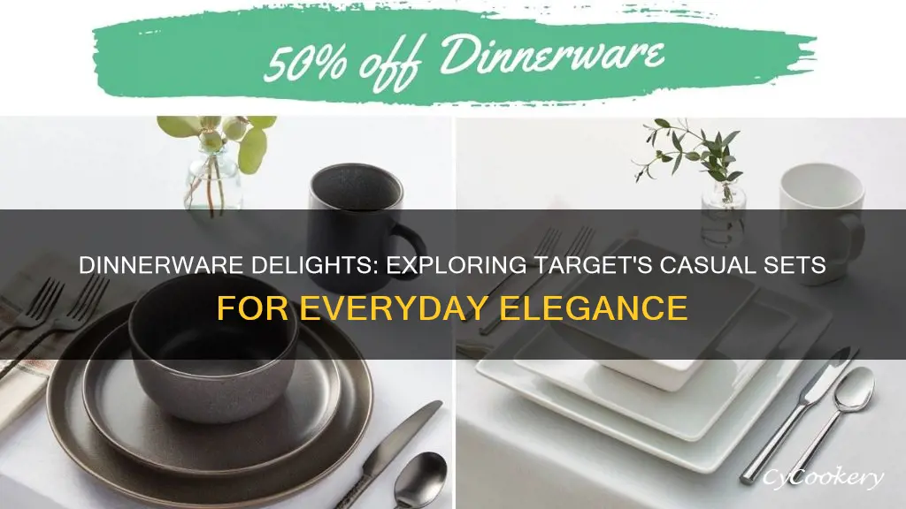 casual dinnerware sets target