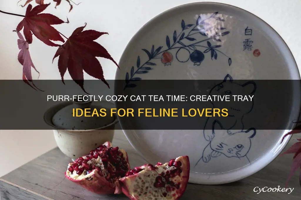 cat tea cozy cat tray