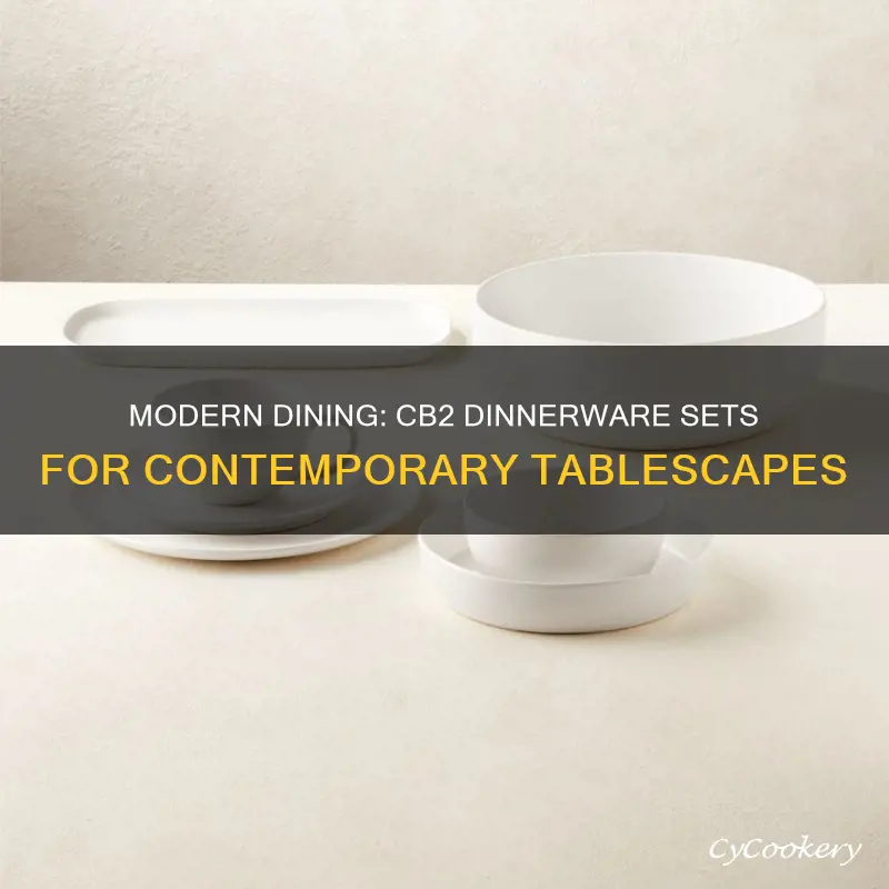 cb2 dinnerware sets