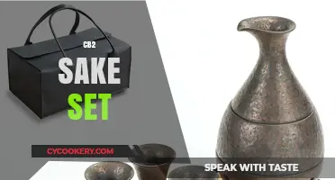 Elegant CB2 Sake Set: Perfect for Modern Japanese Dining Experience