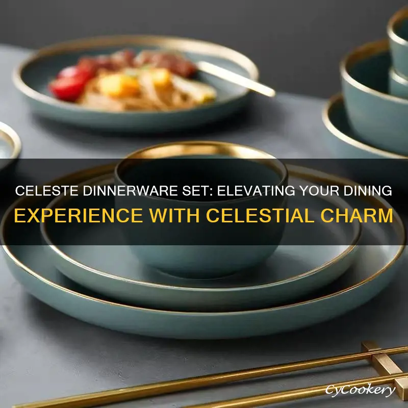 celeste dinnerware set