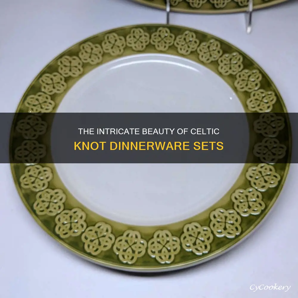 celtic knot dinnerware sets