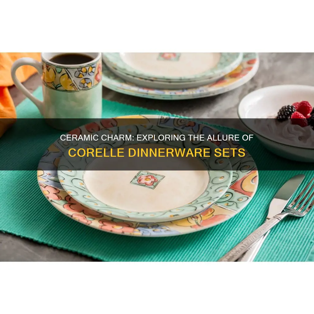 ceramic corelle dinnerware sets