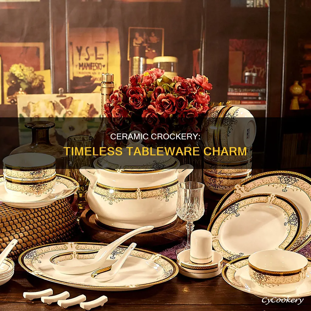 ceramic crockery set