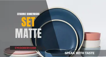 Matte Finish Charm: Elevating Your Dining Experience with Ceramic Dinnerware Sets