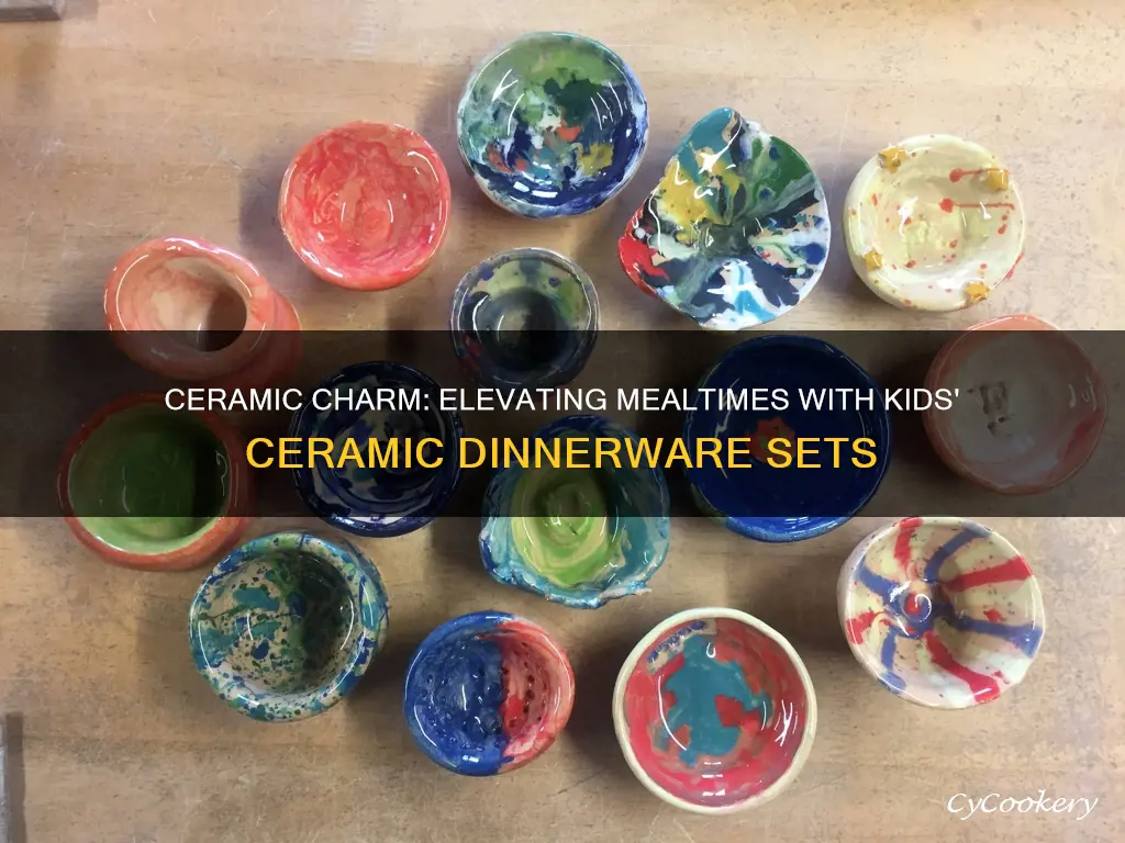 ceramic dinnerware sets kids