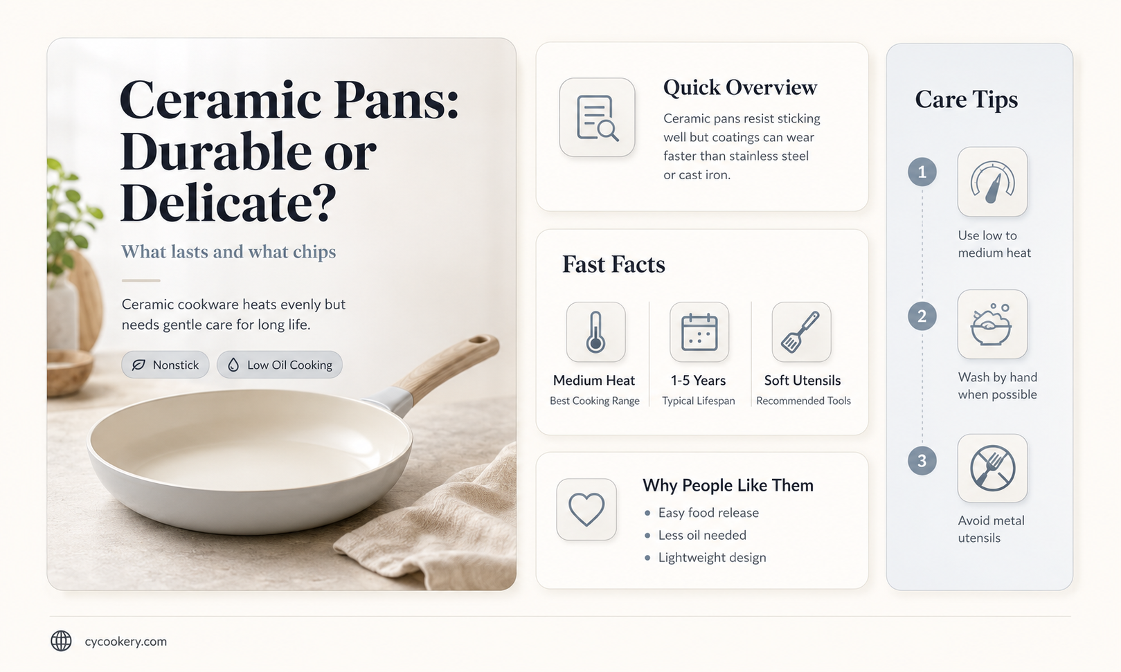 are ceramic pans durable