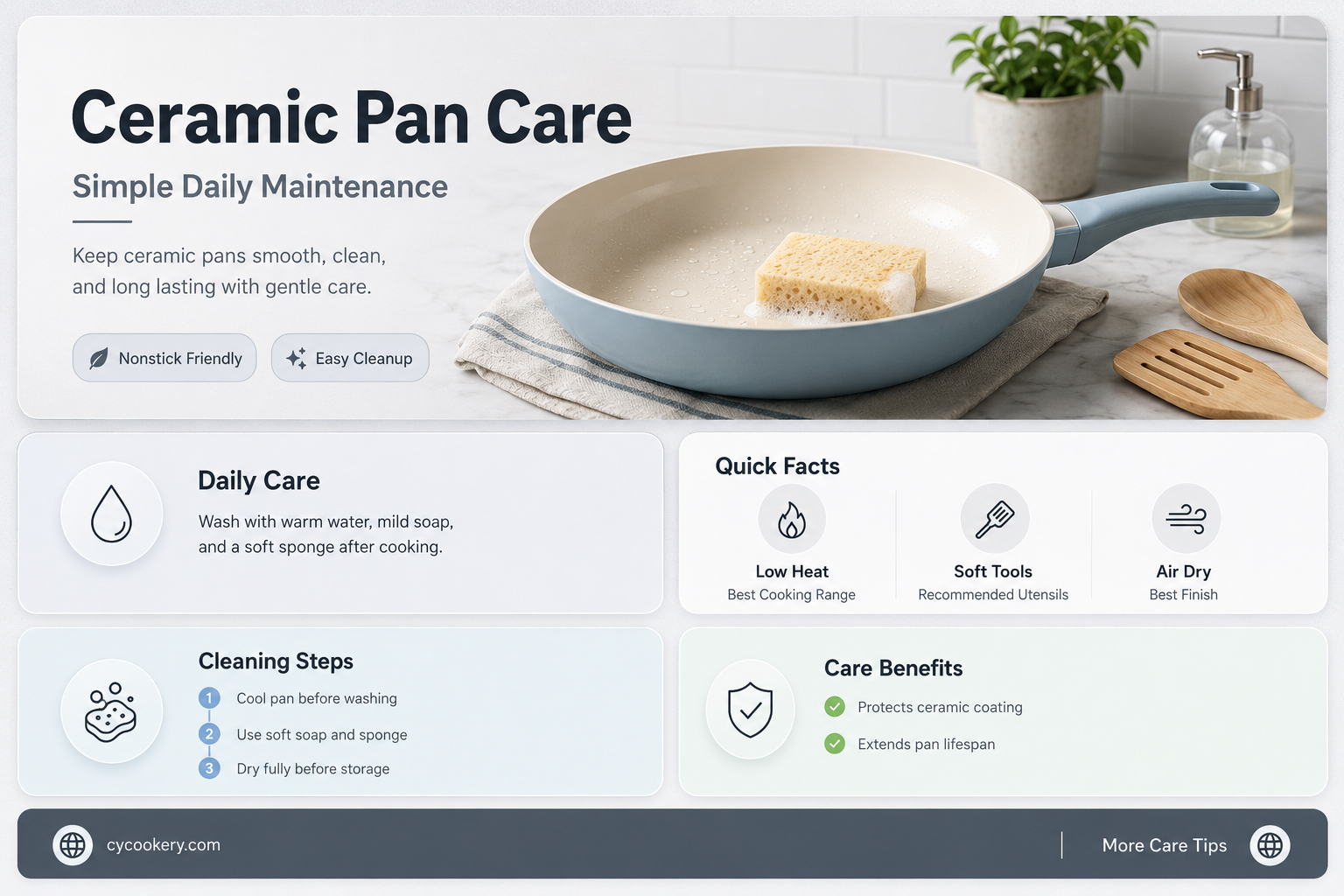 are ceramic pans easy to clean
