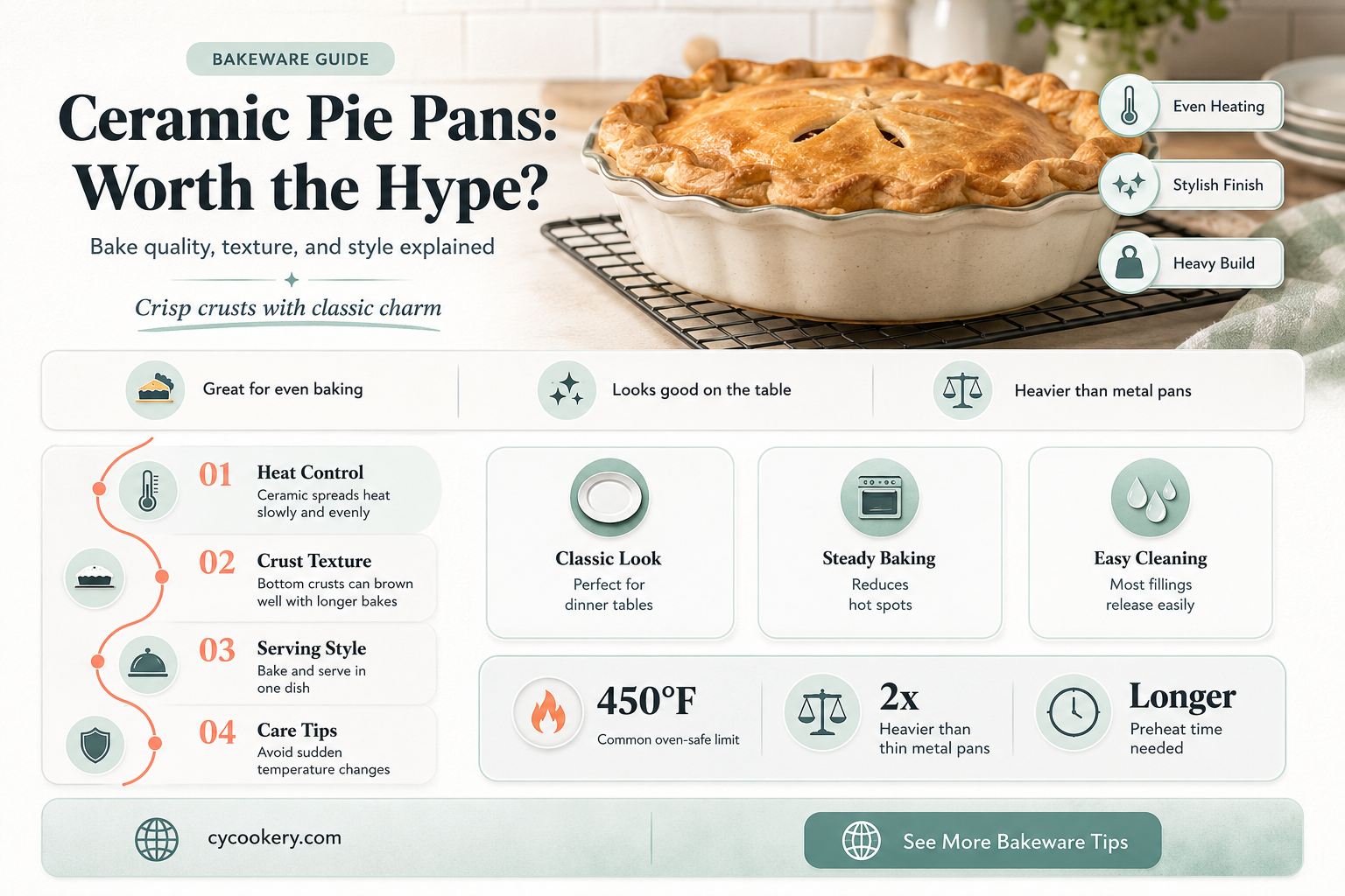 are ceramin pie pans worth it