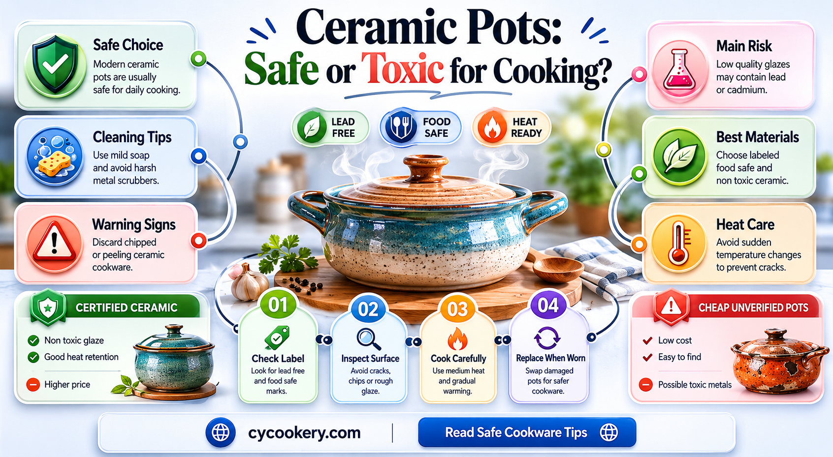 are ceramic pots for cooking toxic
