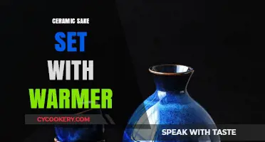 Elegant Ceramic Sake Set with Warmer: Perfect for Cozy Gatherings