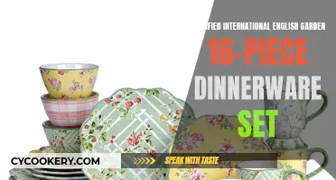 Elegant Dining with the International English Garden Dinnerware Set