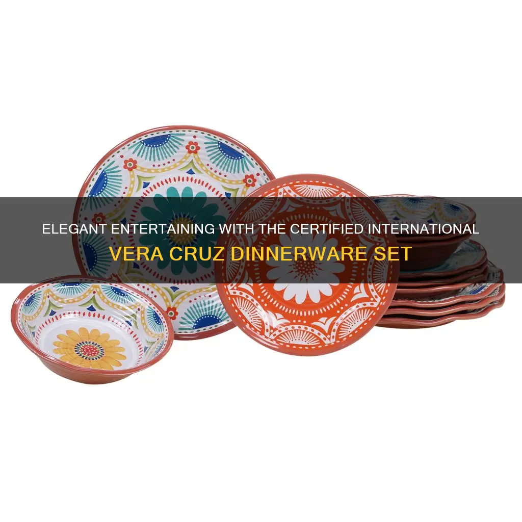 certified international vera cruz 12-piece dinnerware set