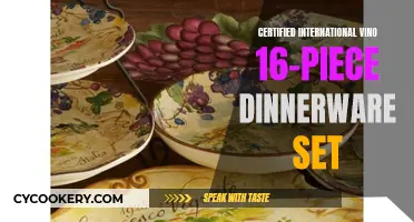 Elegant Dining with the Certified International Vino Dinnerware Set