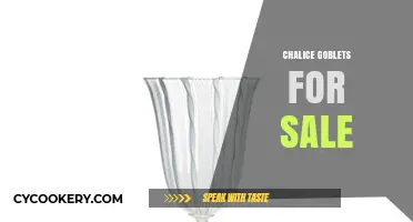 Elegant Chalice Goblets for Sale: Perfect for Special Occasions and Gifts