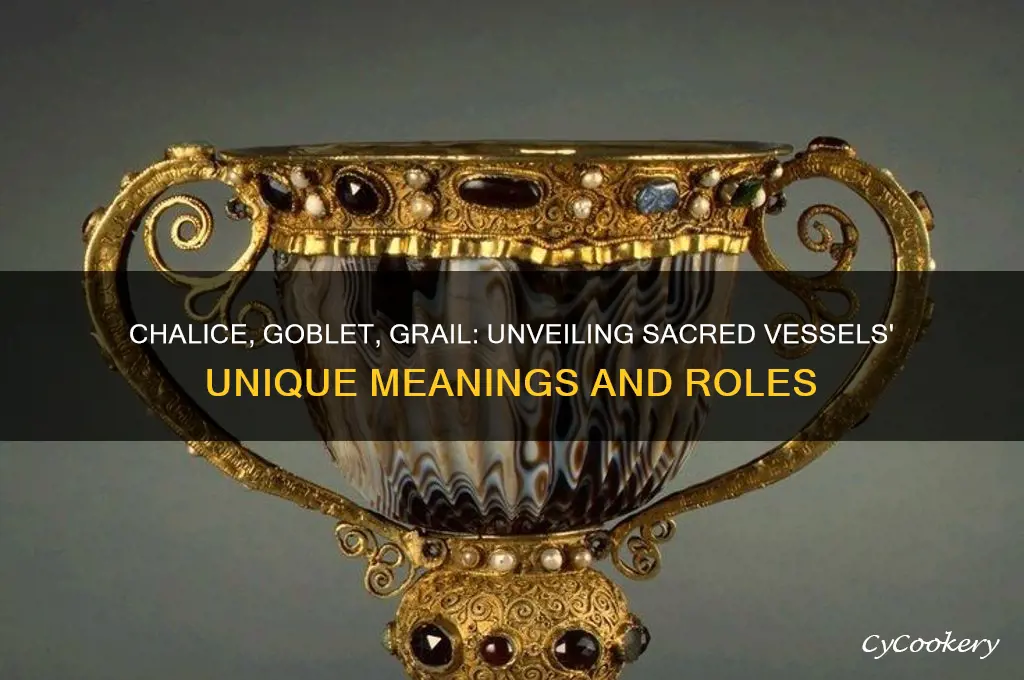 chalice vs goblet vs grail