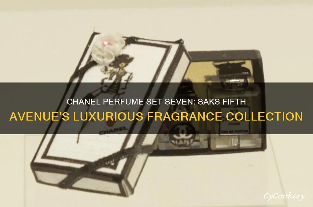 chanel perfume set seven saks fifth avenue