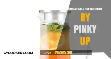 Charlie Glass Iced Tea Carafe: Pinky Up's Elegant Summer Essential