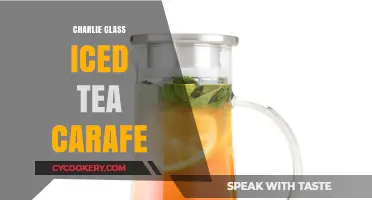 Charlie Glass Iced Tea Carafe: Stylish, Functional, and Refreshing Beverage Solution