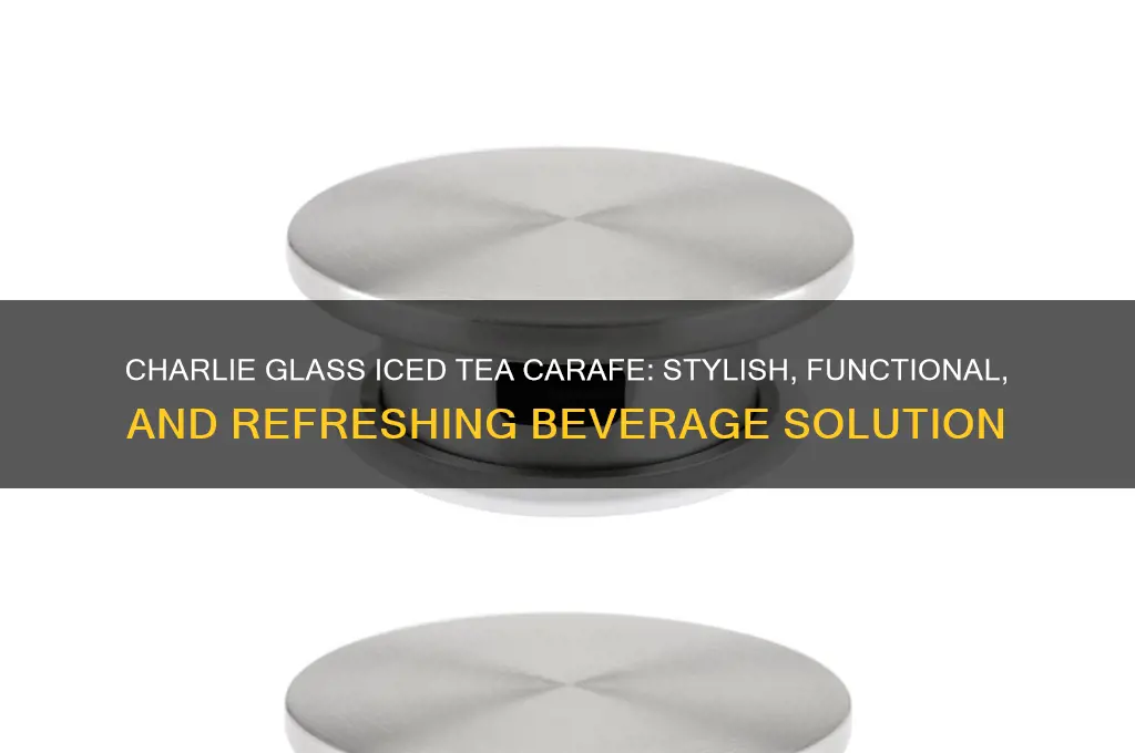 charlie glass iced tea carafe