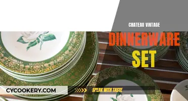 Unveiling the Chateau Vintage Dinnerware Set: A Tabletop Journey Through Time