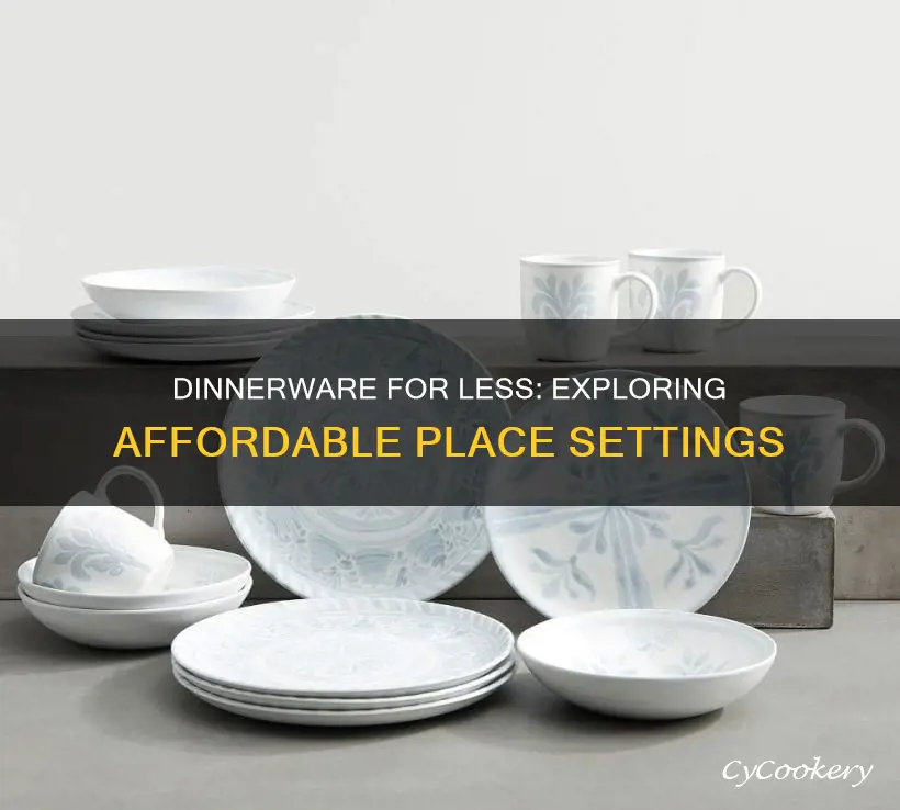 cheap dinnerware place settings