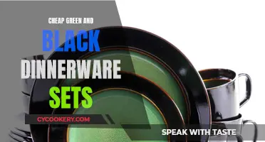 Affordable Elegance: Discovering the Perfect Green and Black Dinnerware Sets