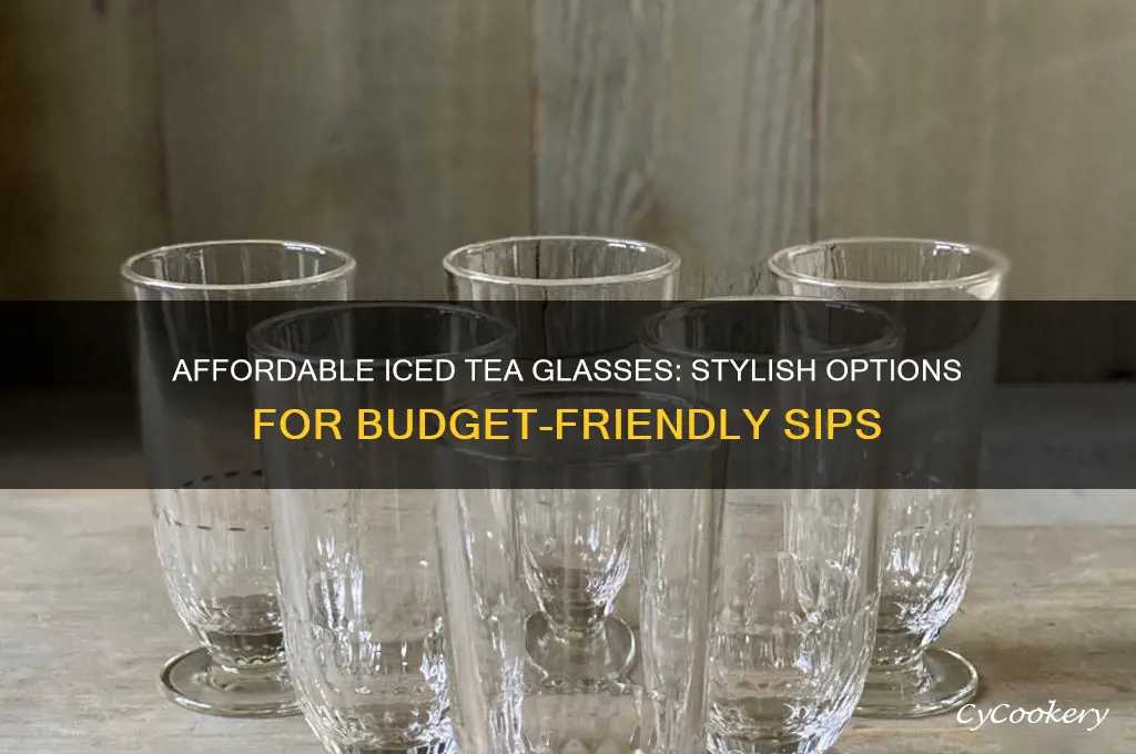 cheap ice tea glasses