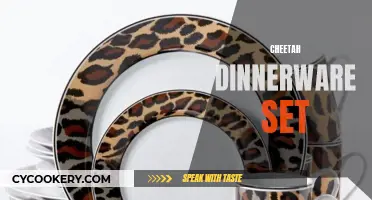 Cheetah Dinnerware Set: A Tabletop Safari Adventure