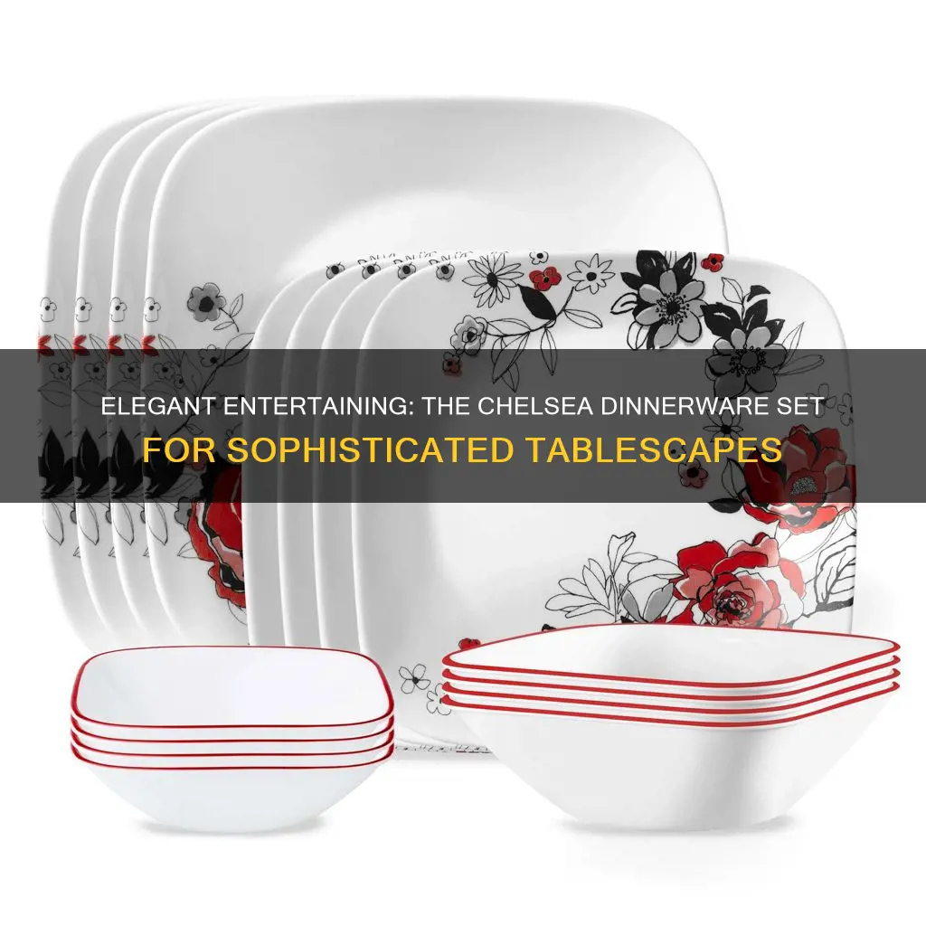 chelsea 16 piece dinnerware set