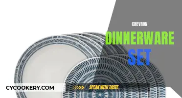 The Elegance of Chevron: A Dinnerware Set to Impress