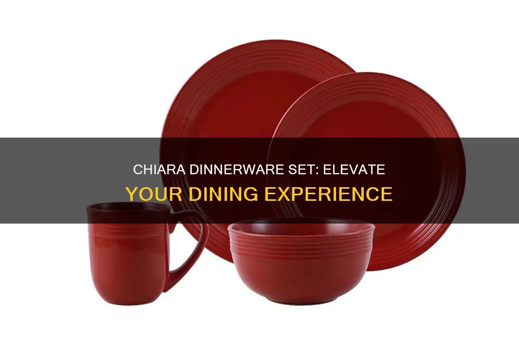 chiara dinnerware set