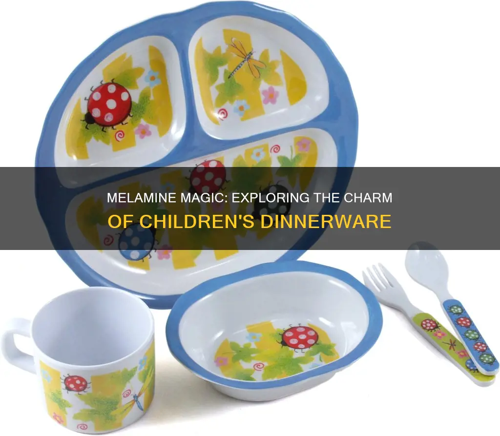 childrens melamine dinnerware sets