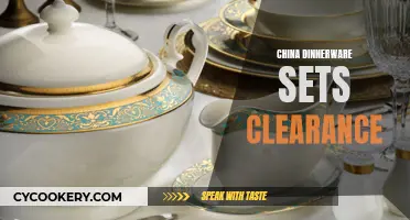 Elegant Clearance: Adorning Tables with China Dinnerware Sets