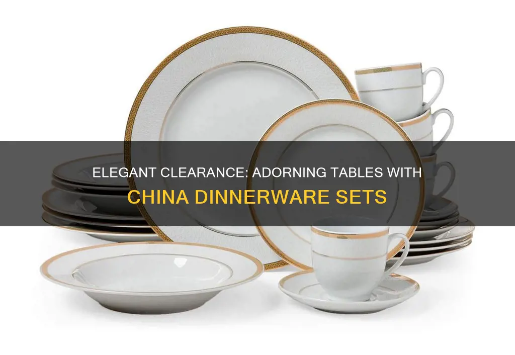 china dinnerware sets clearance