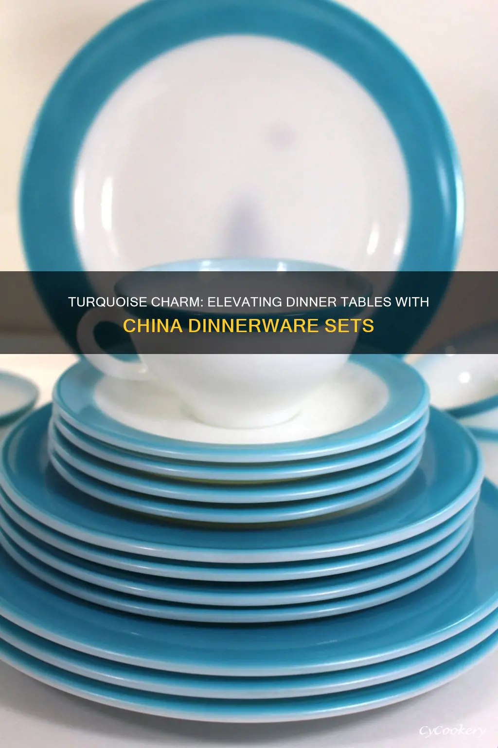 china dinnerware sets turquoise