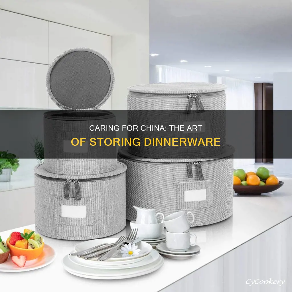 china dinnerware storage sets