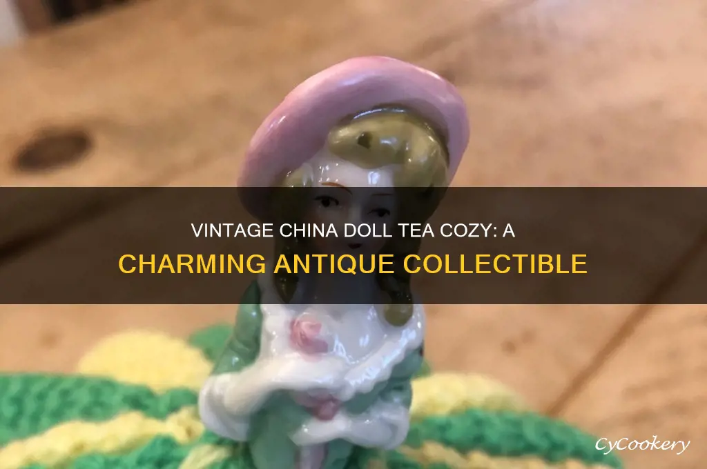china doll tea cozy antique