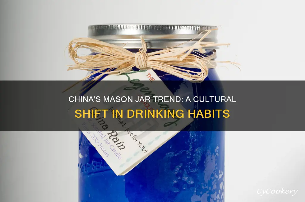 china drinking mason jar