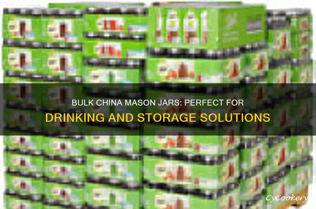 china mason drinking jars bulk