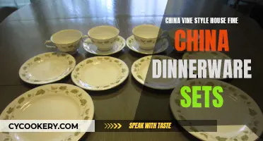 Elegant Entertaining: The Allure of China Vine Style House Fine China Dinnerware Sets