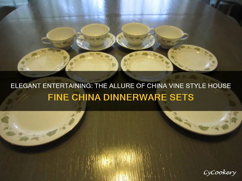 china vine style house fine china dinnerware sets