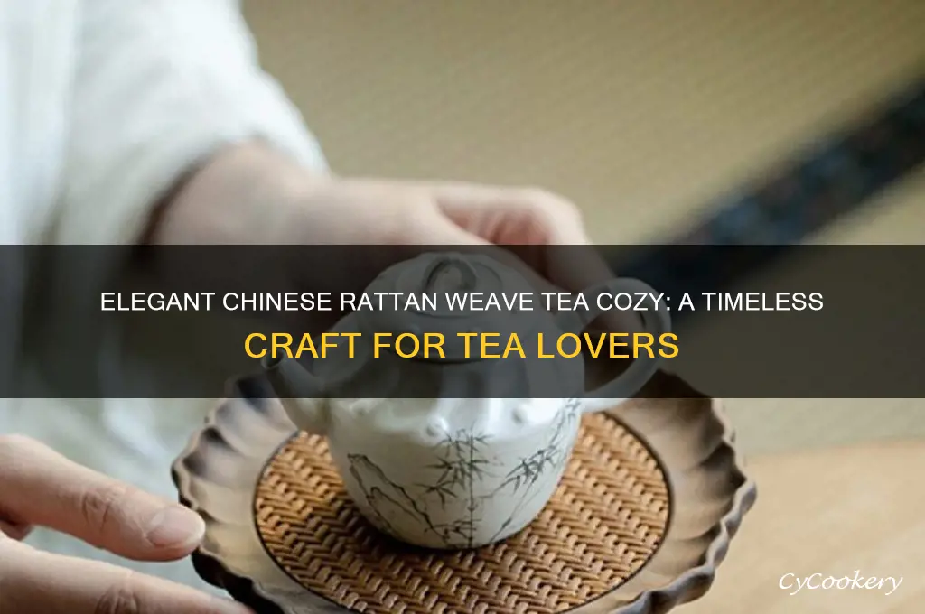 chinese rattan weave tea cozy